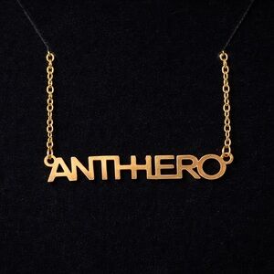 Taylor Swift “Anti Hero” Gold Plated Necklace | Midnights Swiftie Jewelry New